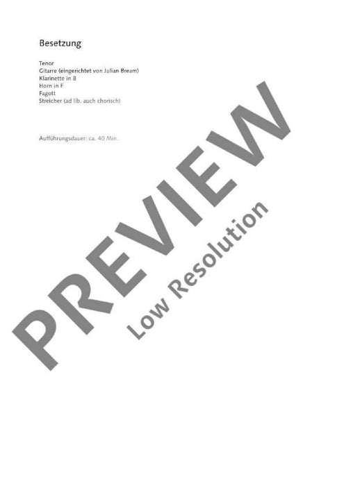 Kammermusik 1958 über die Hymne In lieblicher Bläue von Friedrich Hölderlin 亨采 讚美歌 總譜 朔特版 | 小雅音樂 Hsiaoya Music