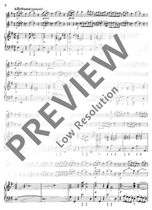 Six Sonatas Band 1 泰勒曼 奏鳴曲 雙小提琴加鋼琴 朔特版 | 小雅音樂 Hsiaoya Music