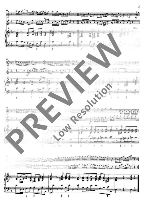 Six Sonatas Band 2 泰勒曼 奏鳴曲 雙小提琴加鋼琴 朔特版 | 小雅音樂 Hsiaoya Music