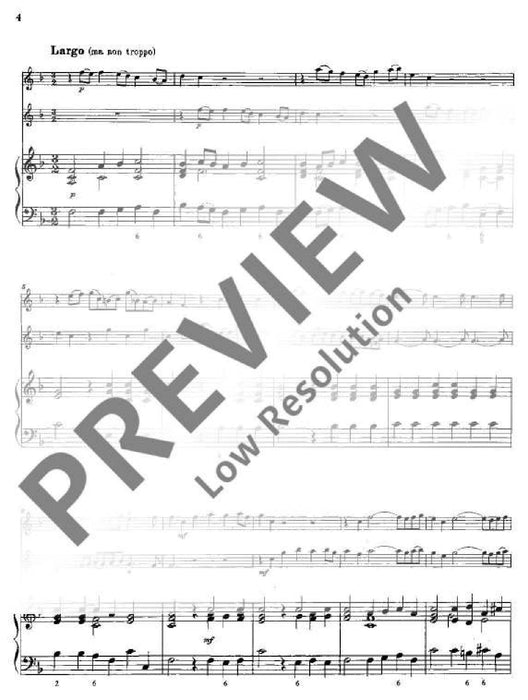 Six Sonatas Band 2 泰勒曼 奏鳴曲 雙小提琴加鋼琴 朔特版 | 小雅音樂 Hsiaoya Music