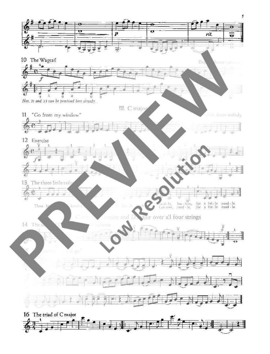 The Doflein Method Volume 3 The Violinist's Progress. The second and third positions 小提琴家 把位 小提琴教材 朔特版 | 小雅音樂 Hsiaoya Music