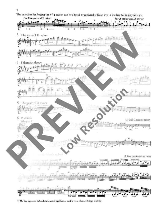 The Doflein Method Volume 5 The Violinist's Progress. The higher positions (4th to 10th positions) 小提琴家 把位 把位 小提琴教材 朔特版 | 小雅音樂 Hsiaoya Music