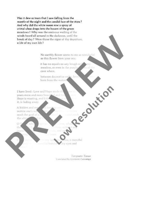 Ariosi to poems by Torquato Tasso 亨采 總譜 朔特版 | 小雅音樂 Hsiaoya Music