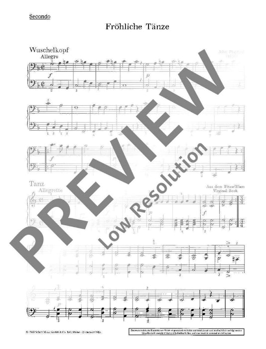 Traditional Festive Dances for piano duet 舞曲四手聯彈 4手聯彈(含以上) 朔特版 | 小雅音樂 Hsiaoya Music