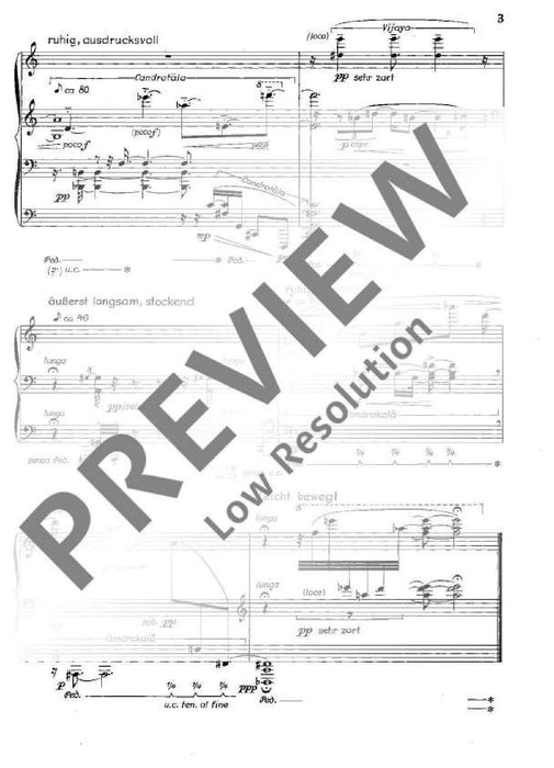 Elis Three Night pieces 霍利格 小品 鋼琴獨奏 朔特版 | 小雅音樂 Hsiaoya Music