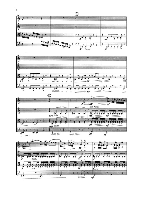 1. String Quartet 亨采 弦樂四重奏 總譜 朔特版 | 小雅音樂 Hsiaoya Music