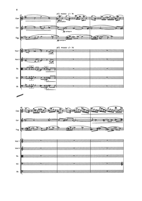 Quattro Fantasie Oktettsätze aus der Kammermusik 1958 und Adagio 亨采 幻想曲 慢板 總譜 朔特版 | 小雅音樂 Hsiaoya Music