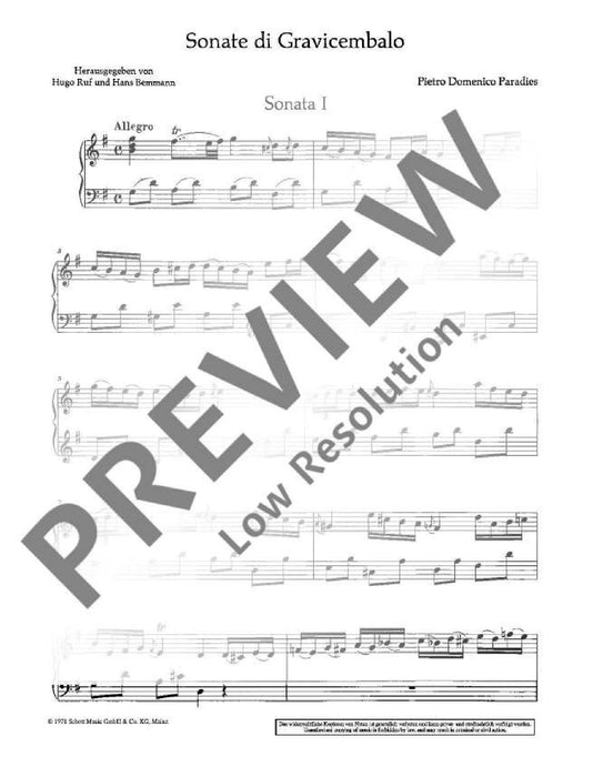 Sonatas for Harpsichord Band 1 Sonatas 1 - 6 奏鳴曲大鍵琴 奏鳴曲 鋼琴獨奏 朔特版 | 小雅音樂 Hsiaoya Music