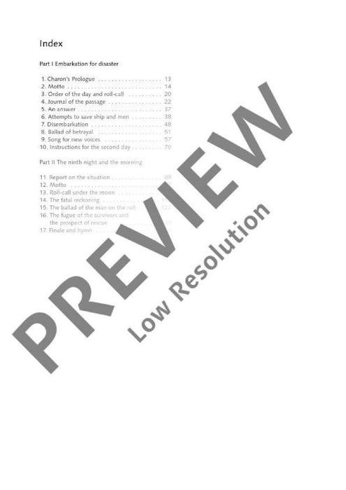 Das Floß der Medusa (The Raft of the Medusa) 亨采 總譜 朔特版 | 小雅音樂 Hsiaoya Music