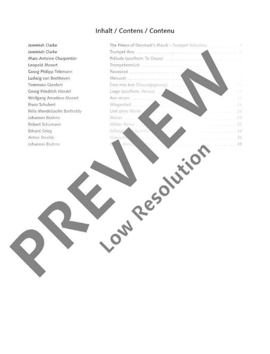 Classical Trumpet Album 16 Pieces 古典小號 小品 小號 1把以上加鋼琴 朔特版 | 小雅音樂 Hsiaoya Music