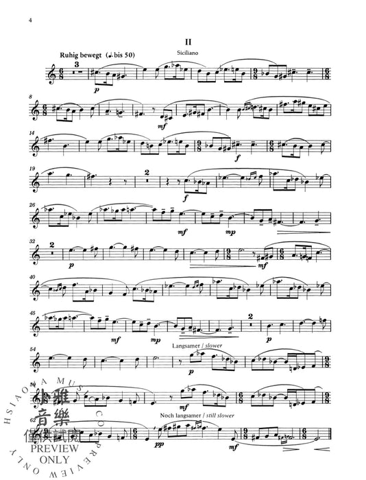 2. Sonata Bearbeitet nach der 2. Orgelsonate für Blechbläserquintett 辛德密特 銅管五重奏 奏鳴曲五重奏 朔特版 | 小雅音樂 Hsiaoya Music