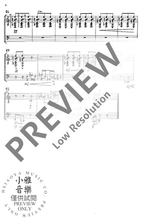 Five Impromptus 混和二重奏 朔特版 | 小雅音樂 Hsiaoya Music