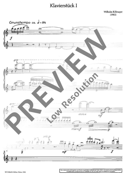 Three Piano pieces (I-III) 鋼琴小品 鋼琴獨奏 朔特版 | 小雅音樂 Hsiaoya Music