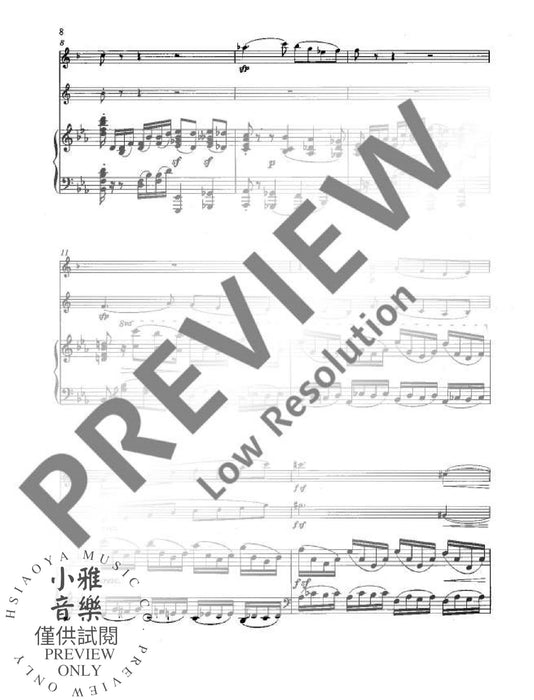 Trio E flat Major 鋼琴三重奏大調 朔特版 | 小雅音樂 Hsiaoya Music