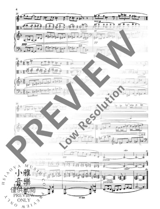 Trio for clarinet, viola and piano 鋼琴三重奏中提琴鋼琴 朔特版 | 小雅音樂 Hsiaoya Music