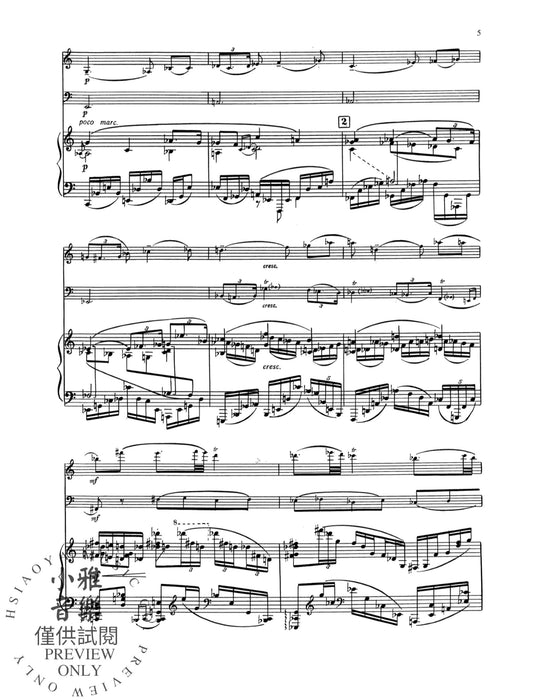 4. Trio First Edition by Marina Lobanova 鋼琴三重奏 朔特版 | 小雅音樂 Hsiaoya Music