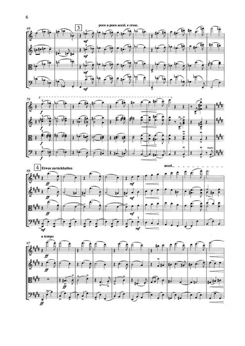 1st String Quartet C Major op. 2 First Edition 辛德密特 弦樂四重奏大調 總譜 朔特版 | 小雅音樂 Hsiaoya Music