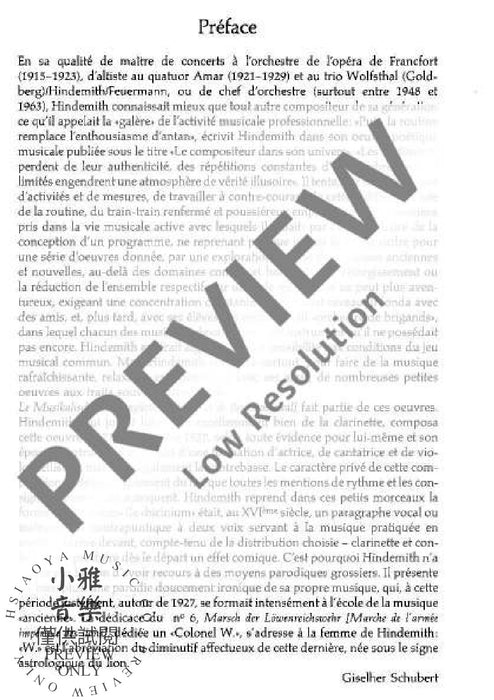 Musikalisches Blumengärtlein und Leyptziger Allerley 辛德密特 混和二重奏 朔特版 | 小雅音樂 Hsiaoya Music