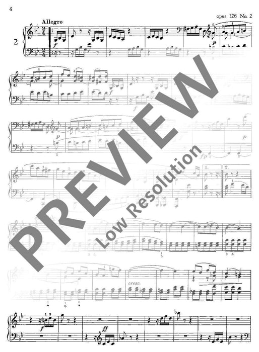 Six Bagatelles op. 126 貝多芬 音樂小品 鋼琴獨奏 朔特版 | 小雅音樂 Hsiaoya Music