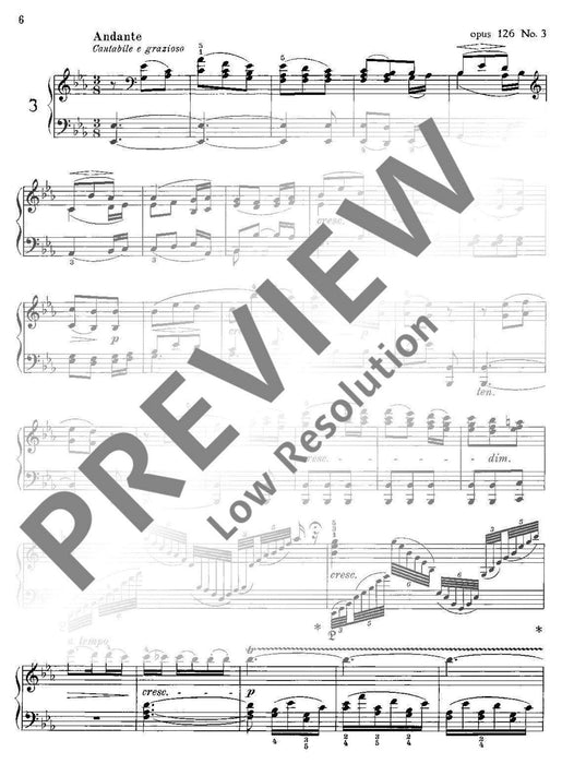 Six Bagatelles op. 126 貝多芬 音樂小品 鋼琴獨奏 朔特版 | 小雅音樂 Hsiaoya Music