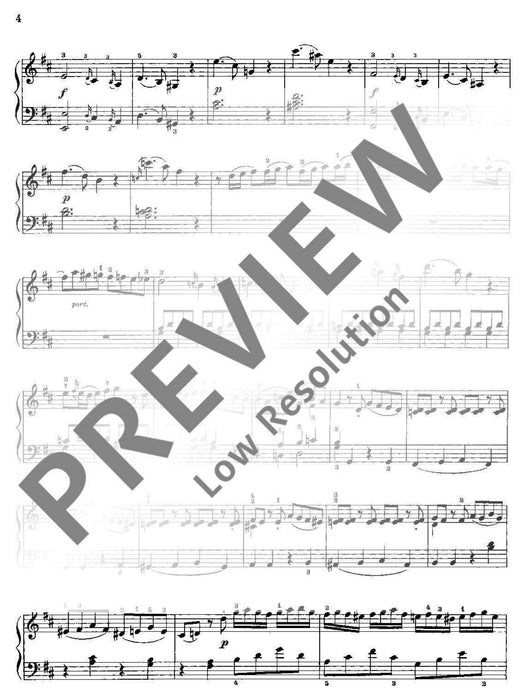 Rondo D major K 485 莫札特 迴旋曲大調 鋼琴獨奏 朔特版 | 小雅音樂 Hsiaoya Music