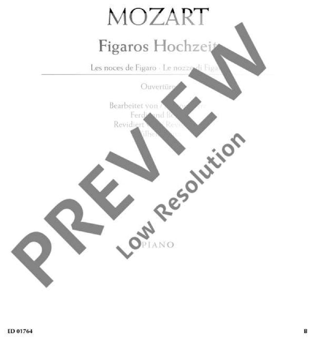 The Marriage of Figaro K 492 Overture 莫札特 費加洛婚禮 序曲 鋼琴獨奏 朔特版 | 小雅音樂 Hsiaoya Music