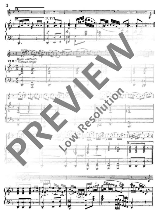 Air varié D minor op. 1 貝里歐．奧古斯特 小調 小提琴加鋼琴 朔特版 | 小雅音樂 Hsiaoya Music