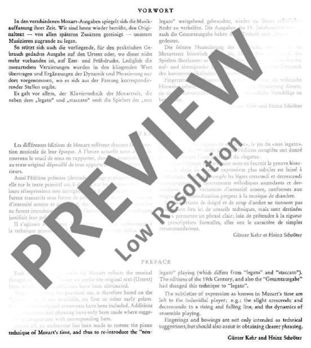 Sonata E Minor K 304 莫札特 奏鳴曲小調 小提琴加鋼琴 朔特版 | 小雅音樂 Hsiaoya Music