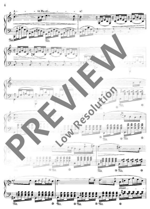 Ave Maria op. 52/ 6 D 839 Fantasy 舒伯特 聖母頌 幻想曲 鋼琴獨奏 朔特版 | 小雅音樂 Hsiaoya Music