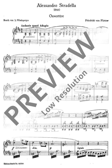 Alessandro Stradella Overture 弗洛妥 斯特拉台拉序曲 鋼琴獨奏 朔特版 | 小雅音樂 Hsiaoya Music