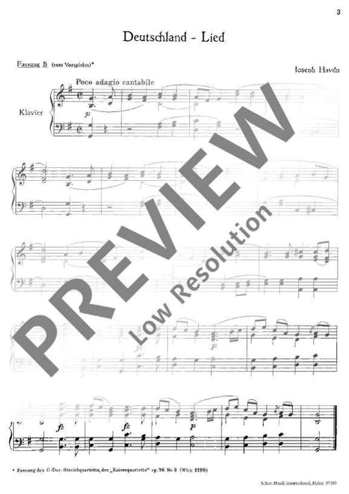 Deutschland-Lied National Anthem of Germany 海頓 歌曲頌歌 鋼琴獨奏 朔特版 | 小雅音樂 Hsiaoya Music