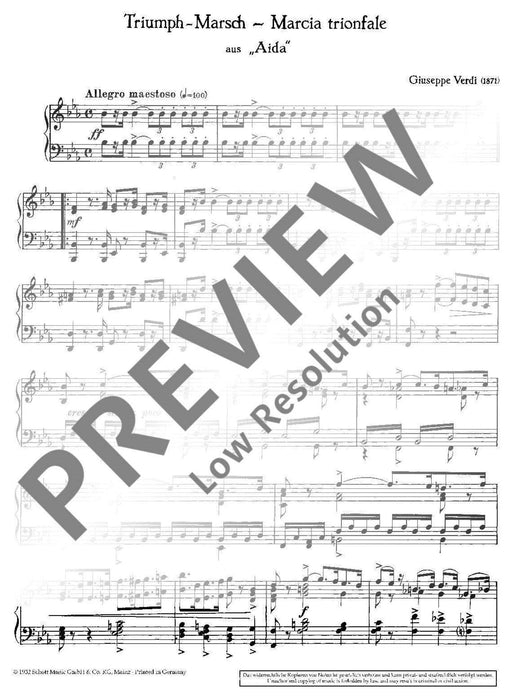 Marcia trionfale Triumph March from Aida 威爾第．朱塞佩 三重奏 進行曲阿伊達 鋼琴獨奏 朔特版 | 小雅音樂 Hsiaoya Music
