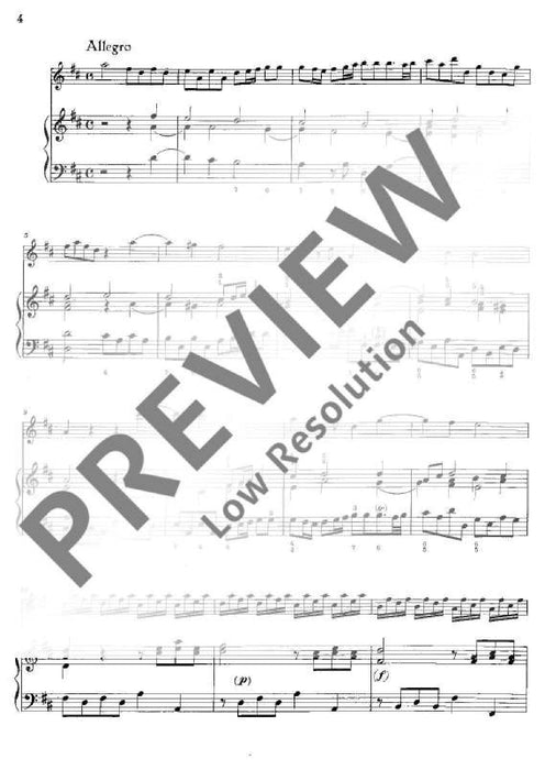 Sonata D major No. 13 from 15 Sonate da camera 韓德爾 奏鳴曲大調 小提琴加鋼琴 朔特版 | 小雅音樂 Hsiaoya Music