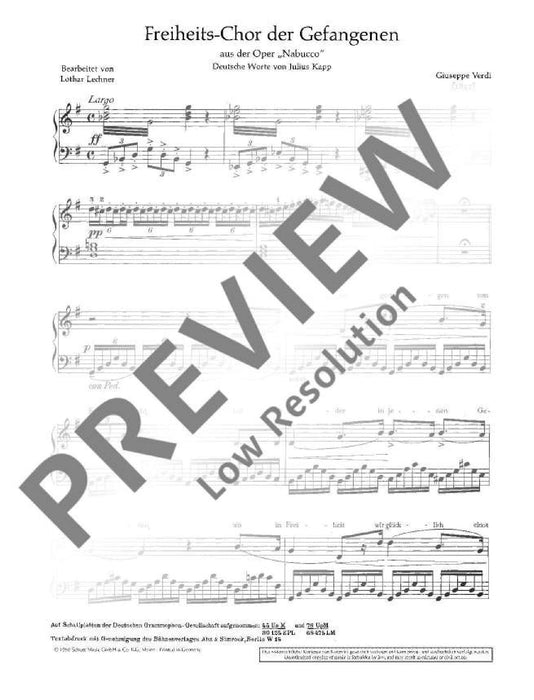 Freiheits-Chor der Gefangenen from the Opera Nabucco 威爾第．朱塞佩 歌劇納布果 鋼琴獨奏 朔特版 | 小雅音樂 Hsiaoya Music