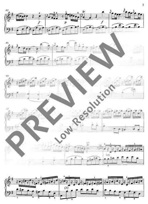 Sonata G major op. 5/3 巴赫約翰‧克里斯提安 奏鳴曲大調 鋼琴獨奏 朔特版 | 小雅音樂 Hsiaoya Music