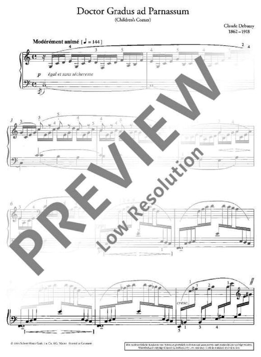 Doctor Gradus ad Parnassum from Children's Corner 德布西 兒童世界 鋼琴獨奏 朔特版 | 小雅音樂 Hsiaoya Music