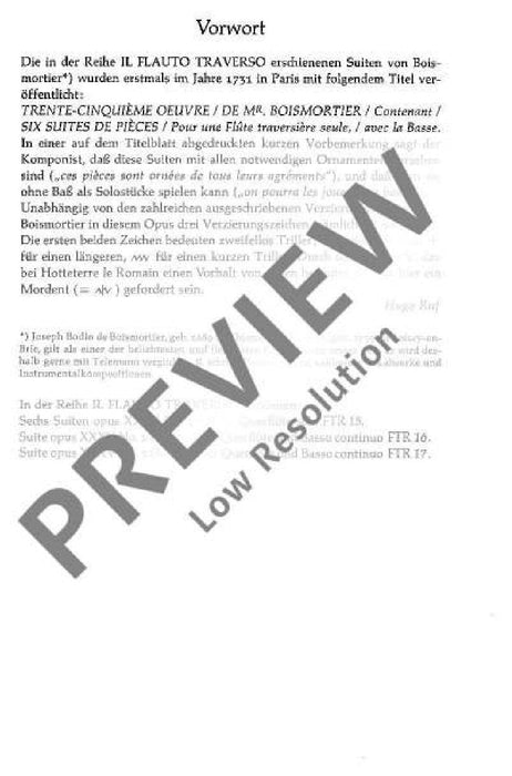 Suite G Major op. 35/2 玻瓦莫提耶 組曲大調 長笛加鋼琴 朔特版 | 小雅音樂 Hsiaoya Music