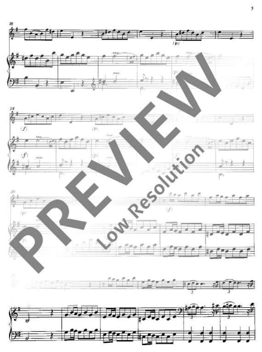 Sonata E minor op. 25/4 Les Amusements d'Apollon chez le roi Admète 柯雷特米歇爾 奏鳴曲小調 小提琴加鋼琴 朔特版 | 小雅音樂 Hsiaoya Music
