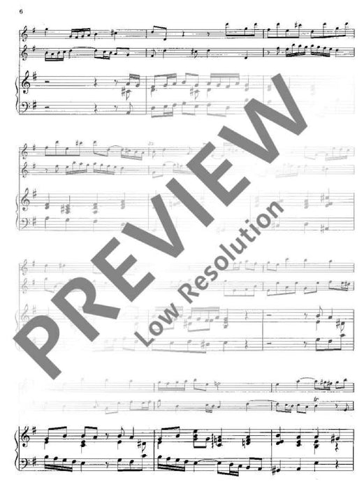 Triosonata E minor HWV 395 韓德爾 三重奏鳴曲小調 長笛 2把以上加鋼琴 朔特版 | 小雅音樂 Hsiaoya Music