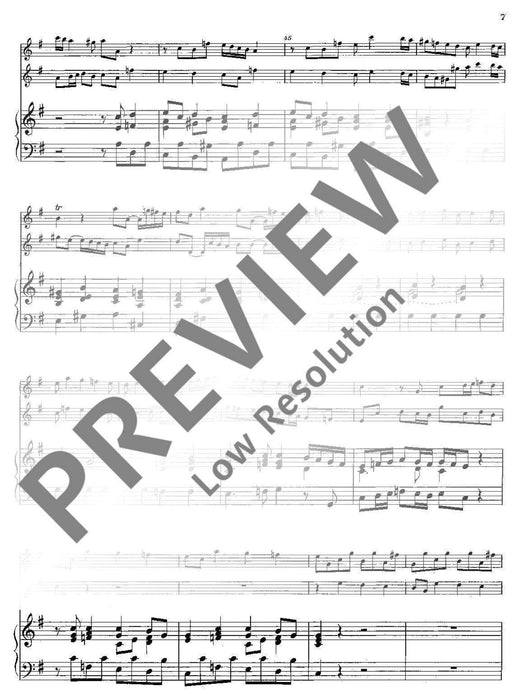 Triosonata E minor HWV 395 韓德爾 三重奏鳴曲小調 長笛 2把以上加鋼琴 朔特版 | 小雅音樂 Hsiaoya Music