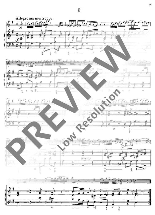 Sonata in G major op. 9/7 勒克雷爾 奏鳴曲 大調 長笛加鋼琴 朔特版 | 小雅音樂 Hsiaoya Music