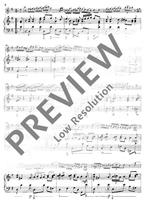 Sonata in G major op. 9/7 勒克雷爾 奏鳴曲 大調 長笛加鋼琴 朔特版 | 小雅音樂 Hsiaoya Music