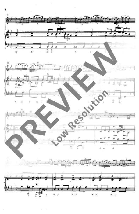 Sonata Bb major 洛卡泰利 奏鳴曲大調 長笛加鋼琴 朔特版 | 小雅音樂 Hsiaoya Music