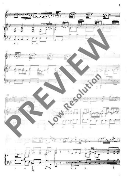 Sonata Bb major 洛卡泰利 奏鳴曲大調 長笛加鋼琴 朔特版 | 小雅音樂 Hsiaoya Music