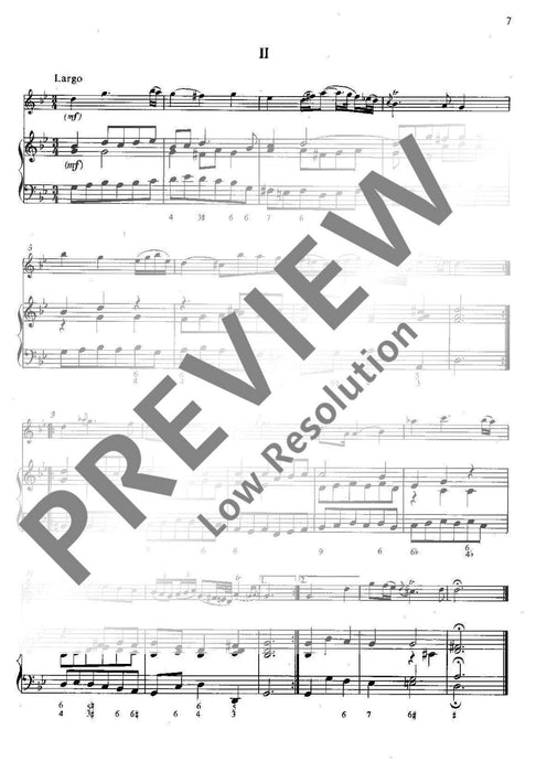 Sonata Bb major 洛卡泰利 奏鳴曲大調 長笛加鋼琴 朔特版 | 小雅音樂 Hsiaoya Music