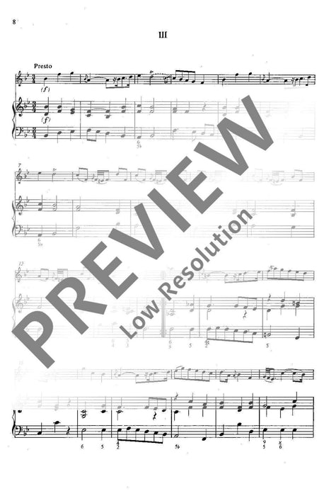 Sonata Bb major 洛卡泰利 奏鳴曲大調 長笛加鋼琴 朔特版 | 小雅音樂 Hsiaoya Music