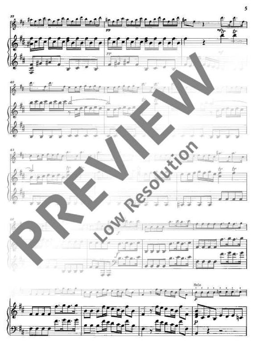 Concerto No. 3 D major op. 10/3 RV 428/PV 155 Il Cardellino 韋瓦第 協奏曲 大調 長笛加鋼琴 朔特版 | 小雅音樂 Hsiaoya Music