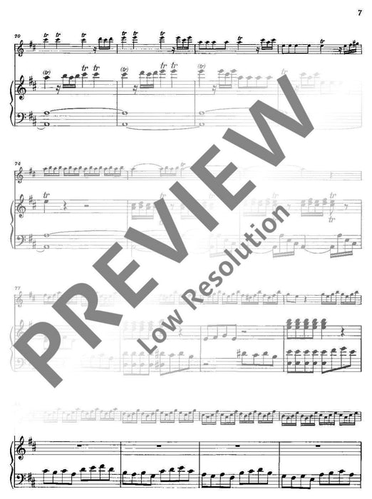 Concerto No. 3 D major op. 10/3 RV 428/PV 155 Il Cardellino 韋瓦第 協奏曲 大調 長笛加鋼琴 朔特版 | 小雅音樂 Hsiaoya Music