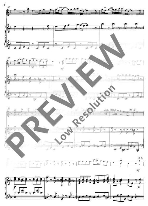 Concerto No. 5 op. 10/5 RV 434 韋瓦第 協奏曲 長笛加鋼琴 朔特版 | 小雅音樂 Hsiaoya Music