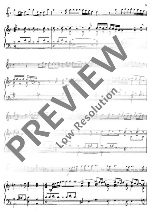 Concerto No. 5 op. 10/5 RV 434 韋瓦第 協奏曲 長笛加鋼琴 朔特版 | 小雅音樂 Hsiaoya Music